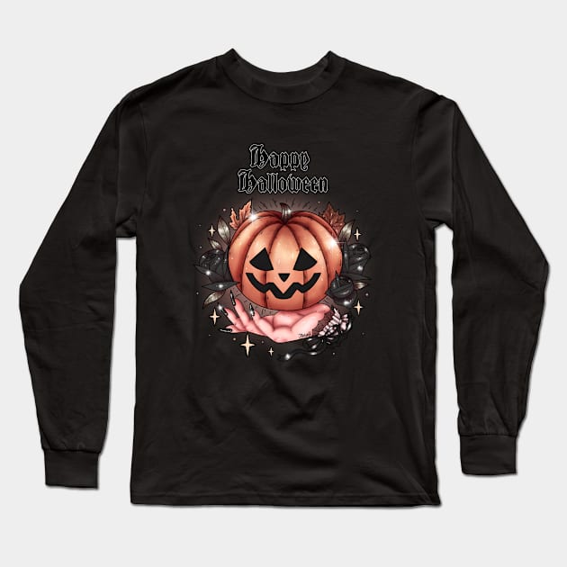 Happy Halloween Long Sleeve T-Shirt by chiaraLBart